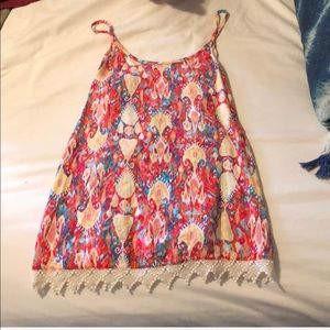 Multi-colored tank top